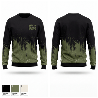 Crew Neck Sweatshirt, VISION DRIVEN SPORTS, Men's Basketball, Teamtime, Team time, sublimation, custom sports apparel, team uniforms, spirit wear, spiritwear, sports uniforms, custom shirts, team store, custom team store, fundraiser sports, apparel fundraiser