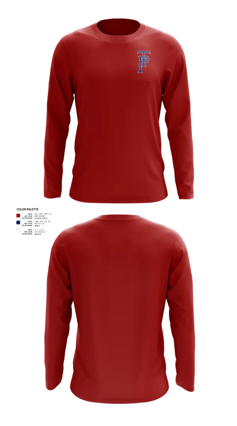 Long Sleeve Performance Shirt, TRIPLEPLAY, Baseball, Teamtime, Team time, sublimation, custom sports apparel, team uniforms, spirit wear, spiritwear, sports uniforms, custom shirts, team store, custom team store, fundraiser sports, apparel fundraiser