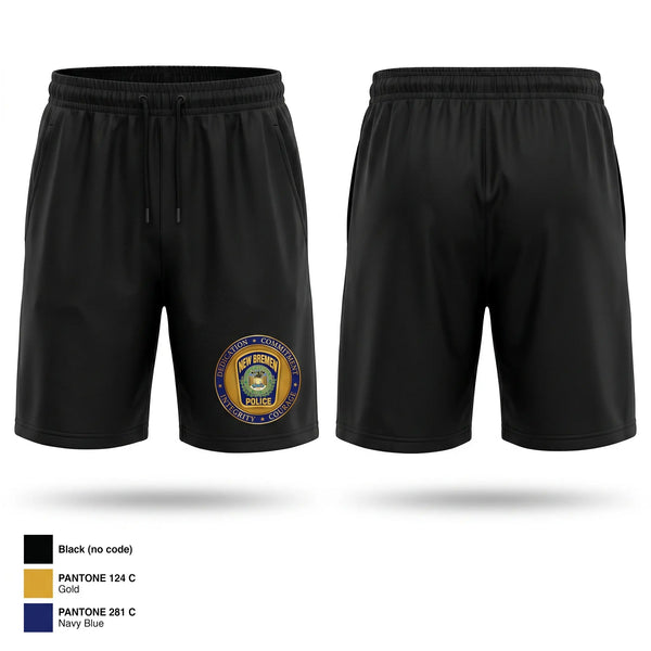 Athletic Shorts With Pockets, New Bremen Police Department, Police, Teamtime, Team time, sublimation, custom sports apparel, team uniforms, spirit wear, spiritwear, sports uniforms, custom shirts, team store, custom team store, fundraiser sports, apparel fundraiser