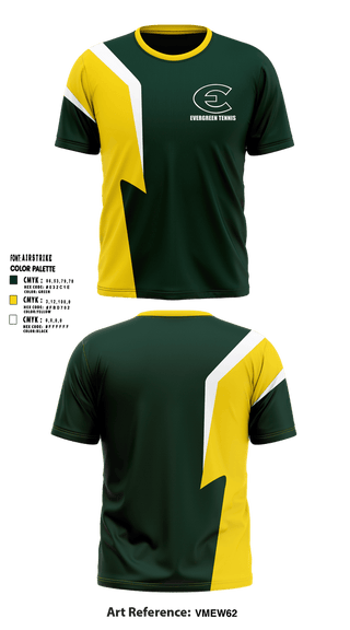 Short Sleeve Performance Shirt, Evergreen High School Tennis, Tennis, Teamtime, Team time, sublimation, custom sports apparel, team uniforms, spirit wear, spiritwear, sports uniforms, custom shirts, team store, custom team store, fundraiser sports, apparel fundraiser
