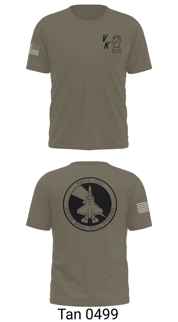 Old School Cotton Feel Shirt, VMFA-121, , Teamtime, Team time, sublimation, custom sports apparel, team uniforms, spirit wear, spiritwear, sports uniforms, custom shirts, team store, custom team store, fundraiser sports, apparel fundraiser