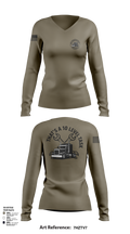 1482nd Transportation Company 43933777 Women's Long Sleeve V-neck Shirt - 101