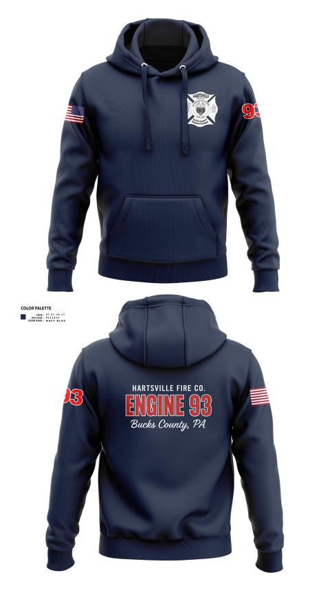 Hoodie, Hartsville Fire Company, Fire Department, Teamtime, Team time, sublimation, custom sports apparel, team uniforms, spirit wear, spiritwear, sports uniforms, custom shirts, team store, custom team store, fundraiser sports, apparel fundraiser