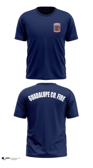 Guadalupe County Fire Rescue Old School Cotton Feel Shirt - 3