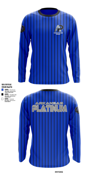 Arkansas Platinum  Long Sleeve Performance Shirt 5