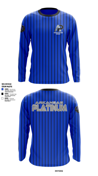 Arkansas Platinum  Long Sleeve Performance Shirt 5