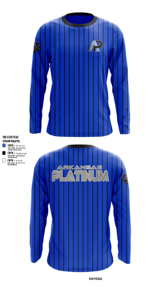 Arkansas Platinum  Long Sleeve Performance Shirt 5