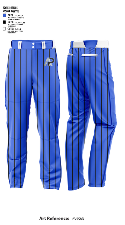 Arkansas Platinum  Baseball Pants - 5