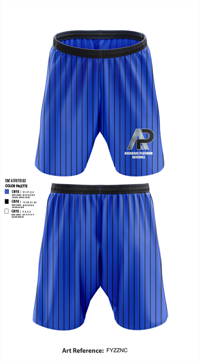 Arkansas Platinum  Athletic Shorts With Pockets - 5