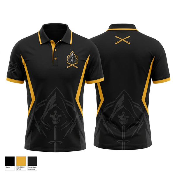 Short Sleeve Performance Polo, Echo FSC / 8BEB, Army, Teamtime, Team time, sublimation, custom sports apparel, team uniforms, spirit wear, spiritwear, sports uniforms, custom shirts, team store, custom team store, fundraiser sports, apparel fundraiser