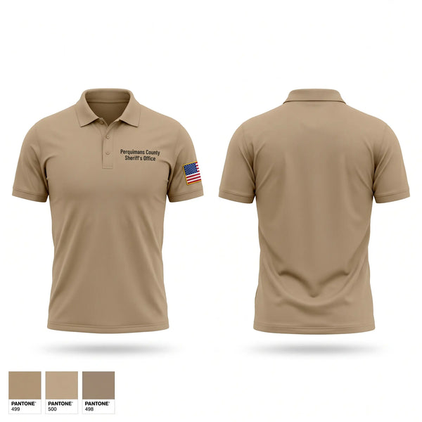 Short Sleeve Performance Polo, Perquimans County Sheriff's Office, Police, Teamtime, Team time, sublimation, custom sports apparel, team uniforms, spirit wear, spiritwear, sports uniforms, custom shirts, team store, custom team store, fundraiser sports, apparel fundraiser