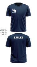 MB EAGLES Women's Basketball 49387606 Short Sleeve Performance Shirt - 4