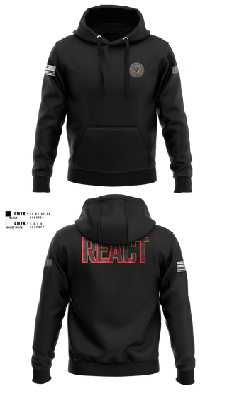 Hoodie, Bolingbrook Police React, Police, Teamtime, Team time, sublimation, custom sports apparel, team uniforms, spirit wear, spiritwear, sports uniforms, custom shirts, team store, custom team store, fundraiser sports, apparel fundraiser