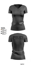 96 SFS / Eglin Police Women's Short Sleeve V-neck Shirt - 7 (DAF BADGE)