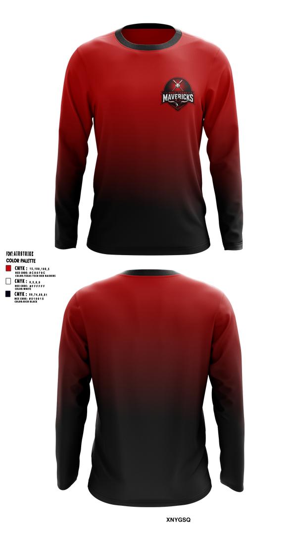 West Texas Mavericks Long Sleeve Performance Shirt 5