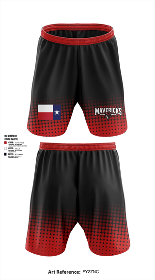 West Texas Mavericks Athletic Shorts With Pockets - 8