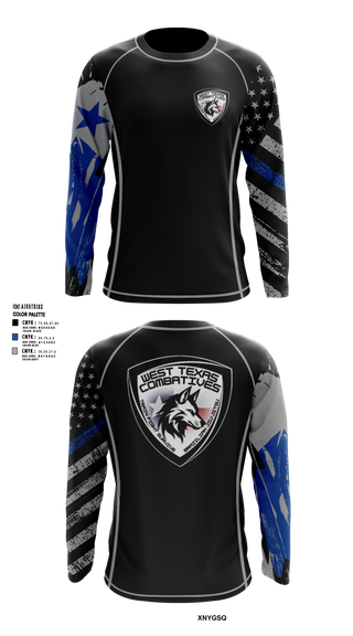 WTXC Fight Club Long Sleeve Rash Guard Shirt - 7