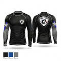 WTXC Fight Club Long Sleeve Rash Guard Shirt - 6