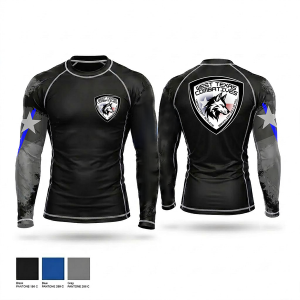 WTXC Fight Club Long Sleeve Rash Guard Shirt - 6
