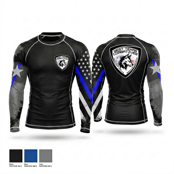 WTXC Fight Club Long Sleeve Rash Guard Shirt - 7