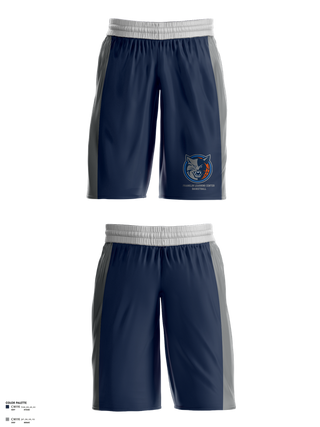 Mens Basketball Shorts, Franklin Learning Center Basketball, Women's Basketball, Teamtime, Team time, sublimation, custom sports apparel, team uniforms, spirit wear, spiritwear, sports uniforms, custom shirts, team store, custom team store, fundraiser sports, apparel fundraiser