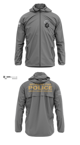 Windbreaker, Domestic Security Operations, Police, Teamtime, Team time, sublimation, custom sports apparel, team uniforms, spirit wear, spiritwear, sports uniforms, custom shirts, team store, custom team store, fundraiser sports, apparel fundraiser