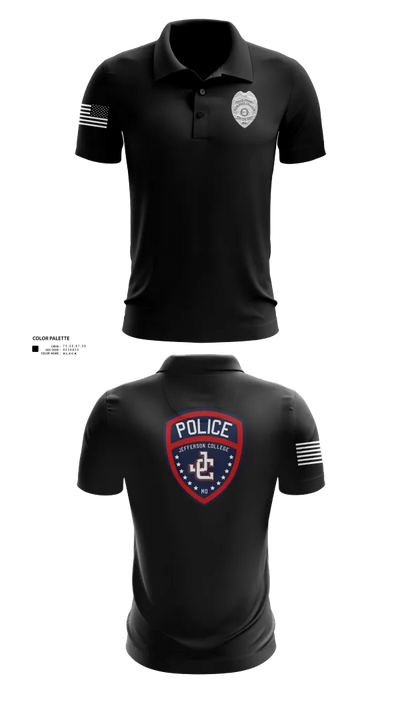 Jefferson College Police Department 39962708 Short Sleeve Performance Polo - 21