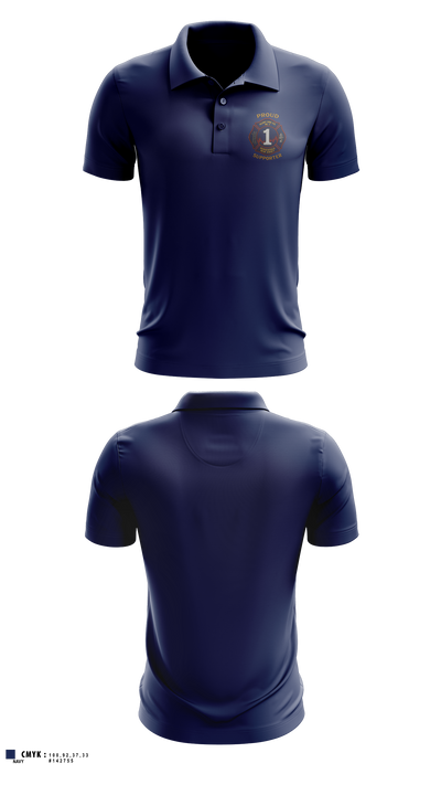 Support Alert Fire Company Short Sleeve Performance Polo - 1