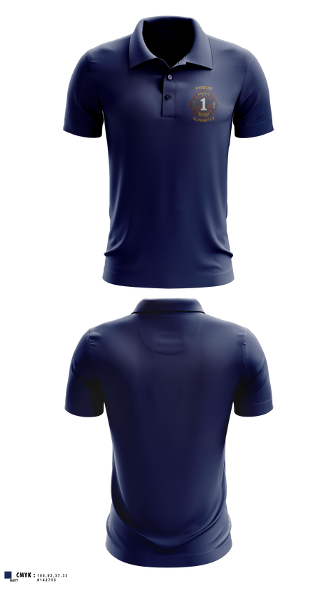 Support Alert Fire Company Short Sleeve Performance Polo - 1