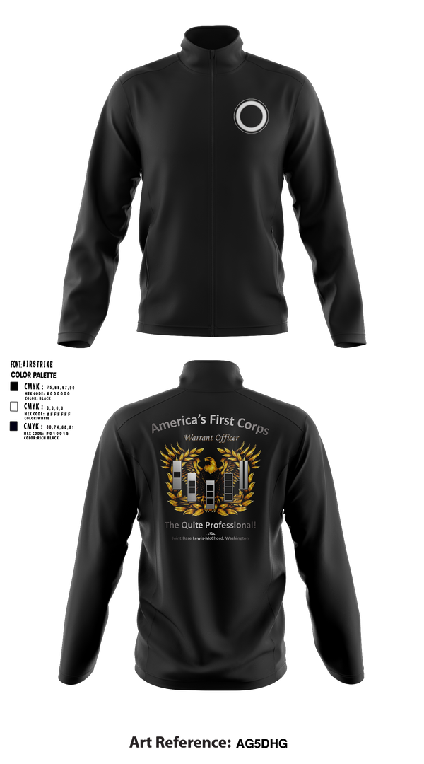 I Corps Warrant Officer Fleece Jacket - 1