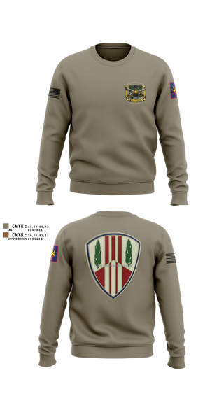 Crew Neck Sweatshirt, 107th MP Company, , Teamtime, Team time, sublimation, custom sports apparel, team uniforms, spirit wear, spiritwear, sports uniforms, custom shirts, team store, custom team store, fundraiser sports, apparel fundraiser