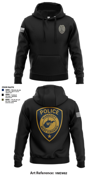 Hoodie, Mabscott Police Department, Police, Teamtime, Team time, sublimation, custom sports apparel, team uniforms, spirit wear, spiritwear, sports uniforms, custom shirts, team store, custom team store, fundraiser sports, apparel fundraiser