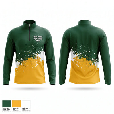 Klein Forest High School swim Quarter Zip Jacket - 1