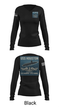 BESS 9465728 Women's Long Sleeve V-neck Shirt - 35
