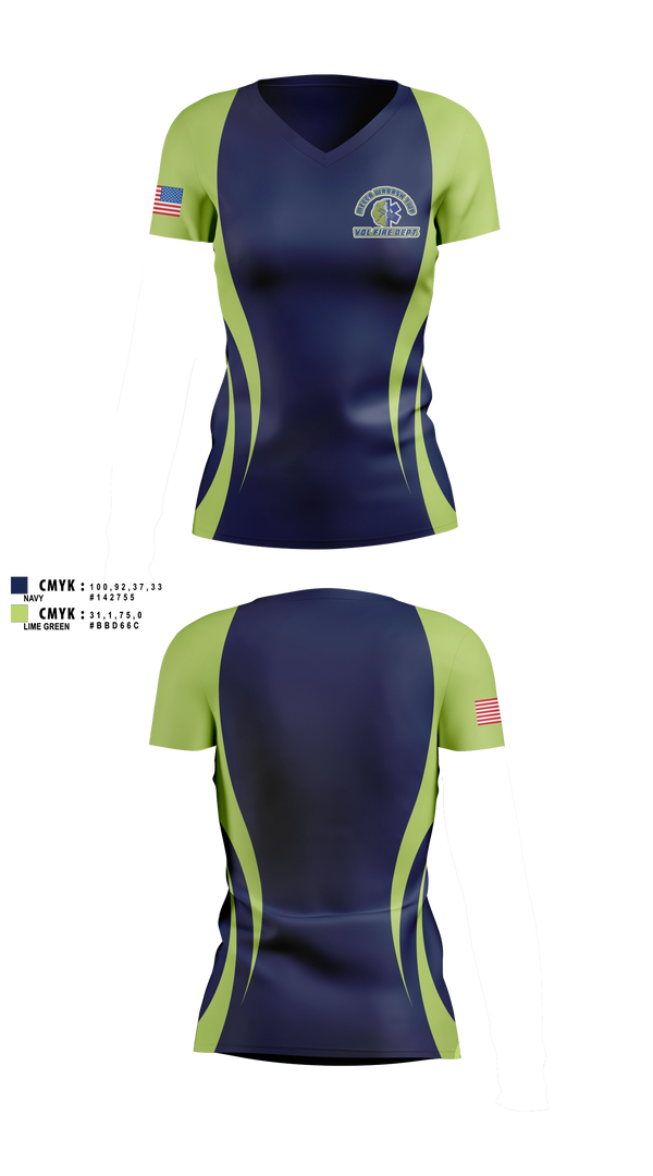 Womens Short Sleeve Vneck Shirt, Mecc -Wabash Twp Fire Dept, Fire Department, Teamtime, Team time, sublimation, custom sports apparel, team uniforms, spirit wear, spiritwear, sports uniforms, custom shirts, team store, custom team store, fundraiser sports, apparel fundraiser