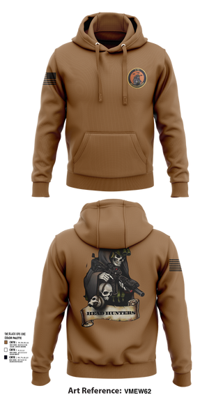 Hoodie, HHC 2-135th AVN REG, , Teamtime, Team time, sublimation, custom sports apparel, team uniforms, spirit wear, spiritwear, sports uniforms, custom shirts, team store, custom team store, fundraiser sports, apparel fundraiser
