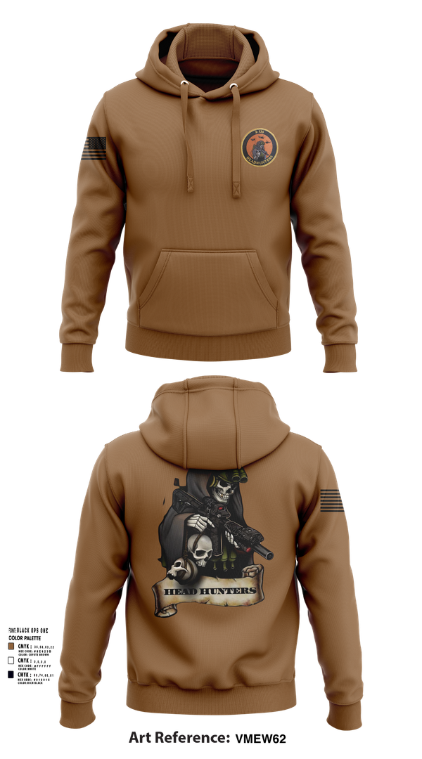 Hoodie, HHC 2-135th AVN REG, , Teamtime, Team time, sublimation, custom sports apparel, team uniforms, spirit wear, spiritwear, sports uniforms, custom shirts, team store, custom team store, fundraiser sports, apparel fundraiser