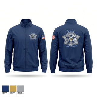 Windbreaker, Nevada state police, Police, Teamtime, Team time, sublimation, custom sports apparel, team uniforms, spirit wear, spiritwear, sports uniforms, custom shirts, team store, custom team store, fundraiser sports, apparel fundraiser