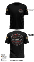 Monkey Business Motorcycle Hauling 21816516 Short Sleeve Performance Shirt - 32