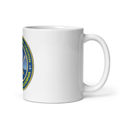 NWS (Naval Weapons Station) Seal Beach 83046355 White Glossy Mug - Small