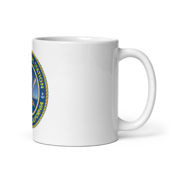 NWS (Naval Weapons Station) Seal Beach 83046355 White Glossy Mug - Small