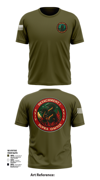Short Sleeve Performance Shirt, Detachment 1, 24th MDSB, , Teamtime, Team time, sublimation, custom sports apparel, team uniforms, spirit wear, spiritwear, sports uniforms, custom shirts, team store, custom team store, fundraiser sports, apparel fundraiser