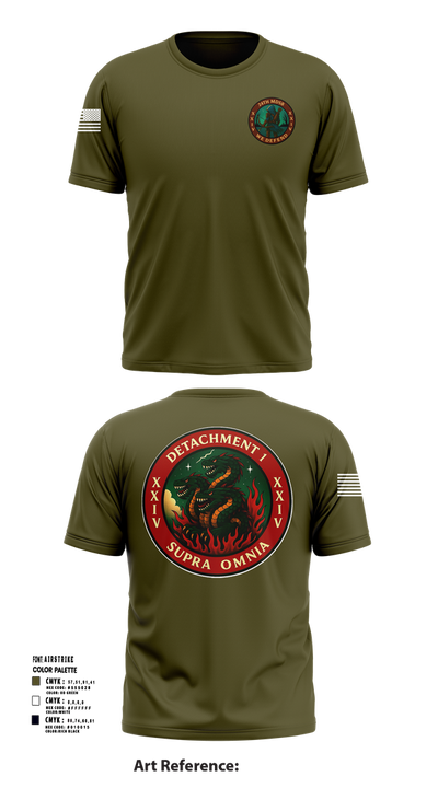 Detachment 1, 24th MDSB 49802931 Short Sleeve Performance Shirt - 102