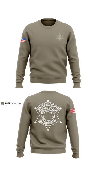 Crew Neck Sweatshirt, RCSD, Police, Teamtime, Team time, sublimation, custom sports apparel, team uniforms, spirit wear, spiritwear, sports uniforms, custom shirts, team store, custom team store, fundraiser sports, apparel fundraiser