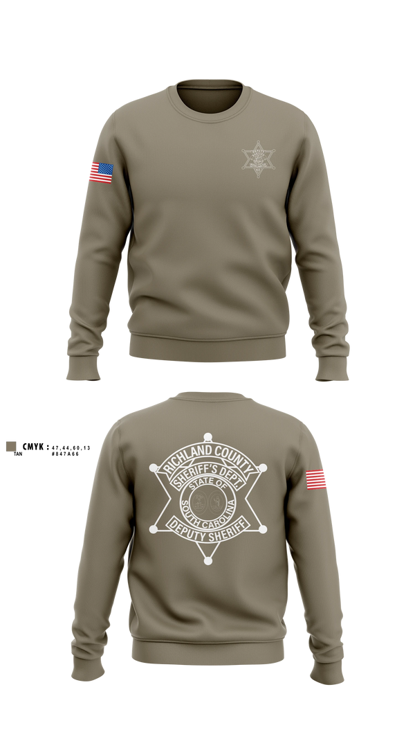 Crew Neck Sweatshirt, RCSD, Police, Teamtime, Team time, sublimation, custom sports apparel, team uniforms, spirit wear, spiritwear, sports uniforms, custom shirts, team store, custom team store, fundraiser sports, apparel fundraiser