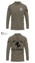 1/182 1st Platoon Long Sleeve Hooded Sun Shirt - 10