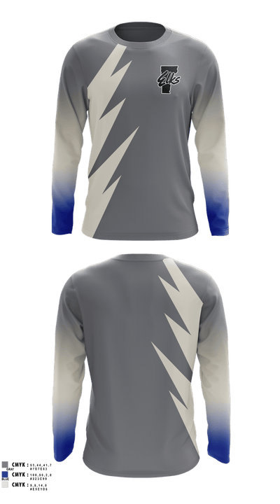 Vermont Elks Association 21900825 Long Sleeve Performance Shirt 2