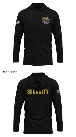 Detroit bodyguards protection unit Long Sleeve Hooded Sun Shirt - 3