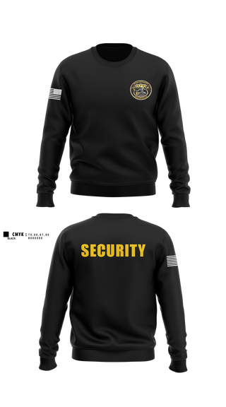 Detroit bodyguards protection unit Crew Neck Sweatshirt - 3