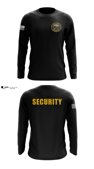 Detroit bodyguards protection unit Long Sleeve Performance Shirt - 3